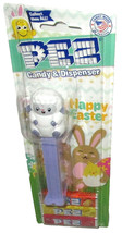 Easter Pez Dispenser ~ EASTER LAMB w/Purple Stem [Happy Easter Backer Card] - $9.99