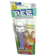 Easter Pez Dispenser ~ EASTER LAMB w/Purple Stem [Happy Easter Backer Card] - $9.99