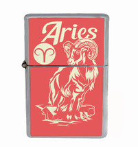 Aries Rs1 Flip Top Oil Lighter Wind Resistant - £11.83 GBP