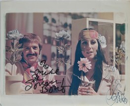 SONNY &amp; CHER SIGNED PHOTO X2 - The Sonny And Cher Comedy Hour - I Got Yo... - £494.78 GBP