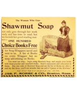 Morse Shawmut Soap Woman 1897 Advertisement Victorian Detergent ADBN1qqq - €17,16 EUR
