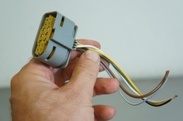 12-2014 mercedes w204 c250 c300 HALOGEN side headlight lamp wire plug co... - $44.87