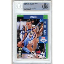 Jason Kidd Dallas Mavericks Auto 1994 Collectors Choice Draft Class BAS Slab RC - $149.99