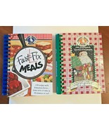 Lot of 2 Gooseberry Patch cookbooks - Fast-Fix Meals and Old-Fashioned C... - £10.37 GBP