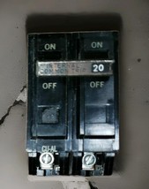 General Electric  GE TQB2120  2p 20a Bolt-On Circuit Breaker Ships FREE ... - $26.21
