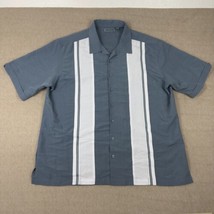 Cubavera Shirt Mens 2XLT Tall Bowling Button Up Short Sleeve Hawaiian Ca... - £17.01 GBP