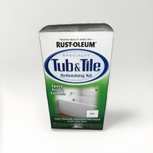 Rust-Oleum 384165 (7860519) Tub And Tile Refinishing 2-Part Kit, White, 32 Fl Oz - £22.30 GBP