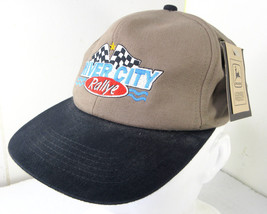 River City Rallye Hat Brown Black John Deere Snapback Baseball Cap Flat ... - $9.85