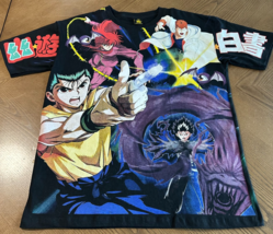 Yu Yu Hakusho T Shirt Men&#39;s Size Large Manga Anime AOP Double Sided Modern - $2,474.55 MXN