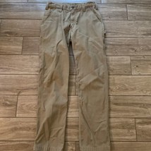 Carhartt Front Cargo Work Brown Jeans Pants Men&#39;s 34x34 - £23.97 GBP