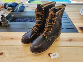 THOROGOOD Moc Toe Size 12 D Waterproof Steel Toe 8&quot; Men&#39;s Work Boots RET... - $267.30
