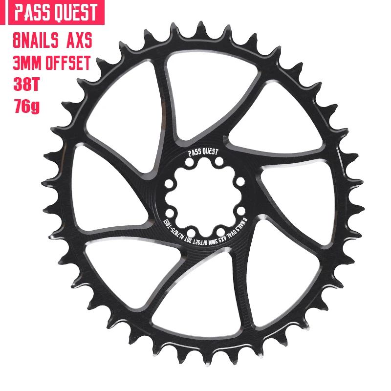 P QUEST OVAL Narrow and Teeth Chainring m Offset Direct Mount Mountain Bike Chai - $164.56