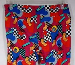 New LuLaRoe Tall &amp; Curvy Leggings Multi-Color With Retro 80s Designs - £11.96 GBP