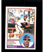 1983 TOPPS #500 REGGIE JACKSON NM ANGELS HOF - $5.39