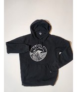 O&#39;Neill Hoodie Mens Size Medium Black Roller Hoodie Fleece Sweatshirt -EX - $41.05 CAD