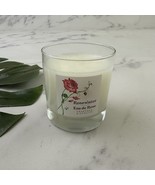 Crabtree &amp; Evelyn Rosewater Scented Candle Glass Jar White New Unused - $42.56