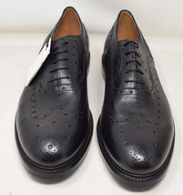 Zara Mens Leather Dress Shoes Black 43 - £71.22 GBP