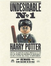 Harry Potter Daily Prophet Undesirable Poster LEGO Minifigure Style  71043 - £2.40 GBP