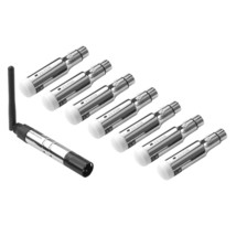 DMX Wireless Receiver Transmitter Rechargeable Battery Stage Light 8 PCs Silver - €168,72 EUR