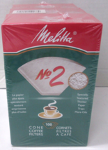 Melitta #2 Cone Coffee Filters, Brown, 100 Count (Pack of 3) 300 Total - £15.62 GBP