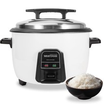 Rice Cooker Stainless Rice Cooker &amp; Warmer Commercial Rice Cooker For Party And  - £182.43 GBP