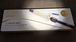 HOT TOOLS Pro Artist 24K Gold Collection Curling Iron 1&quot; Long Lasting Cu... - $29.69