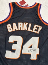 Charles Barkley Signed Phoenix Suns Basketball Jersey COA - £142.75 GBP