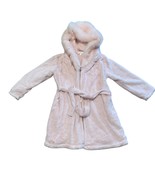 Daydream Berkshire Home Blush Pink Plush Fleece Hooded Belted Lounge Bat... - $45.04