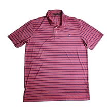 Southern Tide Polo Shirt Men's XL Blue Pink Striped Casual Golf Preppy S... - $23.46