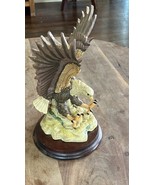 1992 Price Productions American Bald Eagle Figure Resin w/ Wood Base 10.... - €30,15 EUR