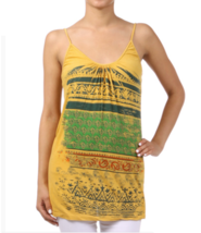 M. Rena Navajo Print Spaghetti Strap Seamless Camisole Tank Top - £14.37 GBP