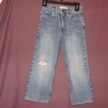 Blue Jeans Denim Boys Size 4 Regular Fit Cherokee Ripped Knee Adjustable... - $9.99