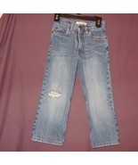 Blue Jeans Denim Boys Size 4 Regular Fit Cherokee Ripped Knee Adjustable... - £7.86 GBP