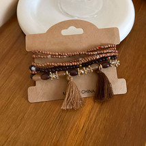 Tassel Rice Bead Bracelet - $20.95