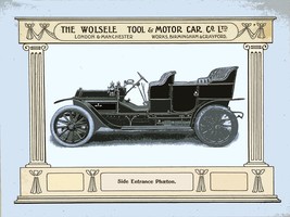 10998.Decor Poster.Room wall.Vintage Interior design.Wolseley classic car - $17.10+