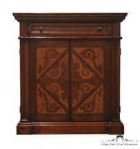VINTAGE HIGH END Rustic European Style 41&quot; Bar Cabinet / Wine Bar w. Scrollwo... - £943.61 GBP