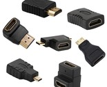 Hdmi Adapters Kit (7 Adapters) Mini Hdmi To Micro Hdmi Male To Female - £15.18 GBP