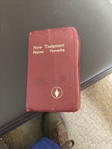 Gideon&#39;s Pocket New Testament &amp; Psalms Proverbs Bible In English 1968 - £6.71 GBP