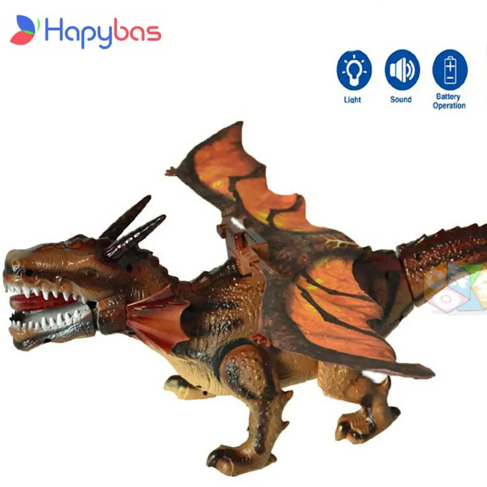 Ic dinosaurs models walk roar swinging wings mystical dragon toy for childen kids toys thumb200