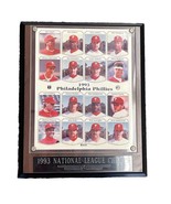 1993 Philadelphia Phillies National League Champions Plaque - £31.66 GBP