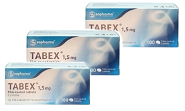 3 PACK Tabex 1.5 mg x100 tablets, Quit Smoking, Sopharmacy - £110.09 GBP