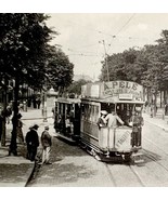 Saumur Boulevard Railway Car Angers France 1910s Postcard PCBG12B - $19.99