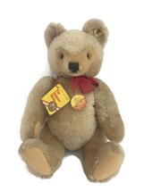 Vintage Steiff Original Teddy Bear Mask Face West Germany 0201/36 Wool C... - $73.47