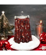 Sourpuss Clothing Christmas Reindeer Pinup Girl Swing Skirt Retro Size S... - £27.26 GBP