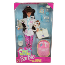 Vintage 1996 Pet Doctor Dr Barbie Doll Mattel New In Box Sealed # 16458 Dog Cat - $47.50