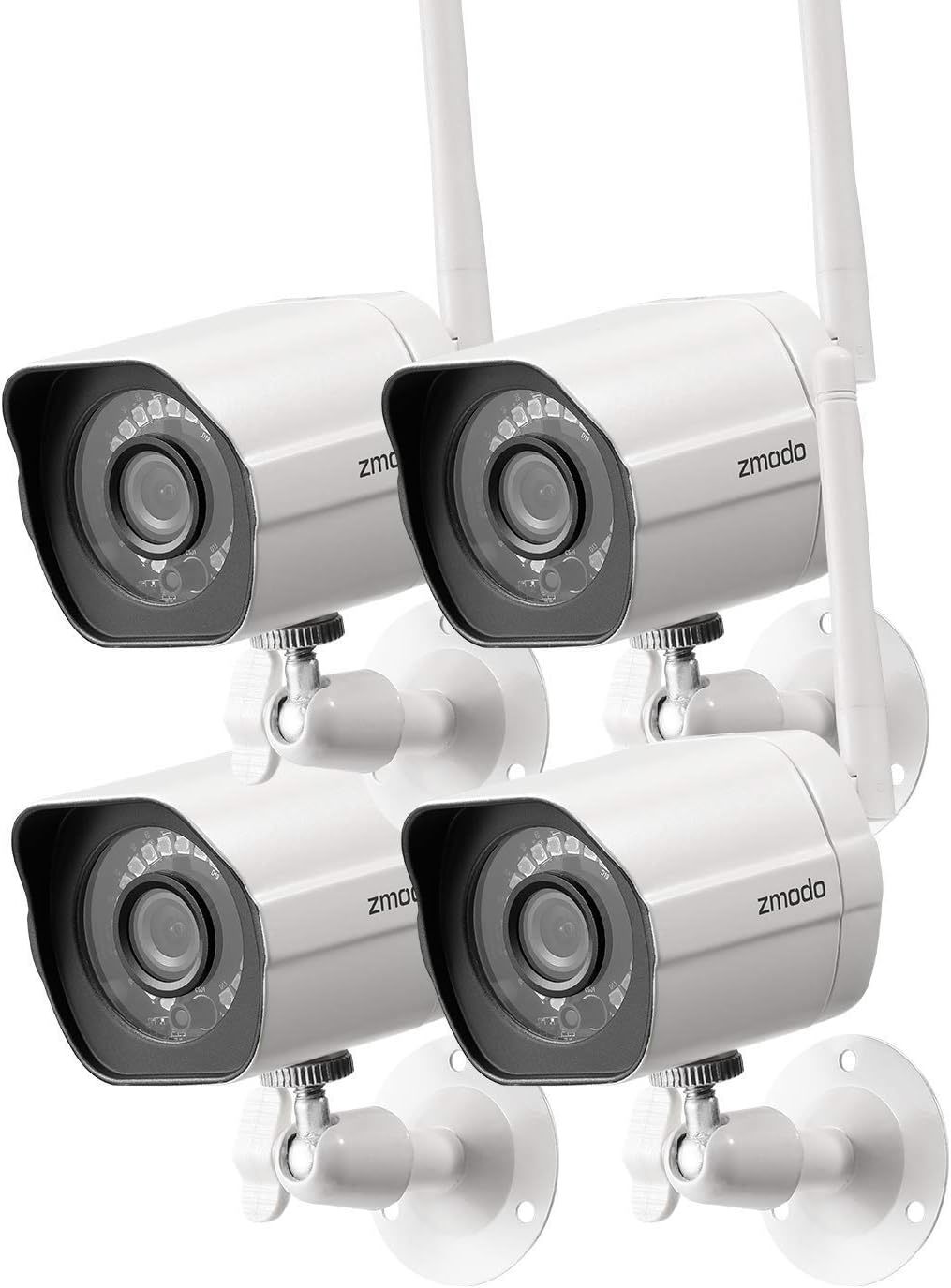 Primary image for Zmodo 1080P Full Hd Outdoor Wireless Security Camera System, 4 Pack Smart Home
