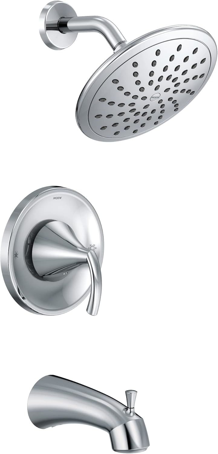 Moen T2843Ep Glyde Tub Shower Faucet System With Rainshower Showerhead, ... - $154.99