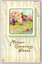 Postcard Merry Christmas Wishes Cheery Home c1911 Series 214B - £4.05 GBP