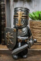 Chibi Medieval Knight Of The Cross Templar Crusader Armored Swordsman Fi... - $22.99