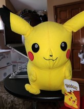 NEW with tags 2020 Pikachu Plush 13 Inches Tall, Pokemon Toy Factory - £11.49 GBP